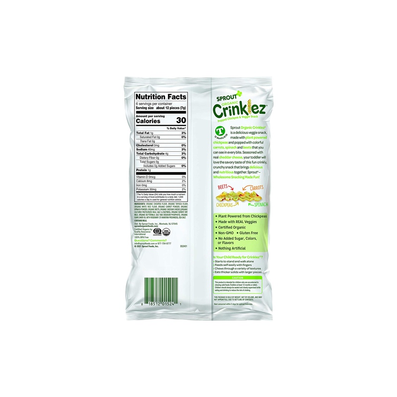 Popped Chickpea & Veggie Snack - Image 2